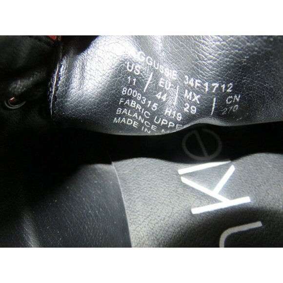 Calvin Klein Black Adeso Lace Up Leather Oxford  rounded toe dress loafers sz 11 - Picture 10 of 10